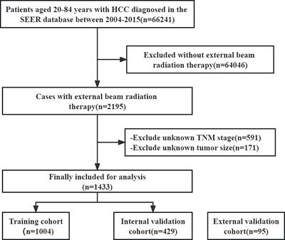 A web-based nomogram model for predicting the overall survival of hepatocellular carcinoma patients with external beam radiation therapy: A population study based on SEER database and a Chinese cohort